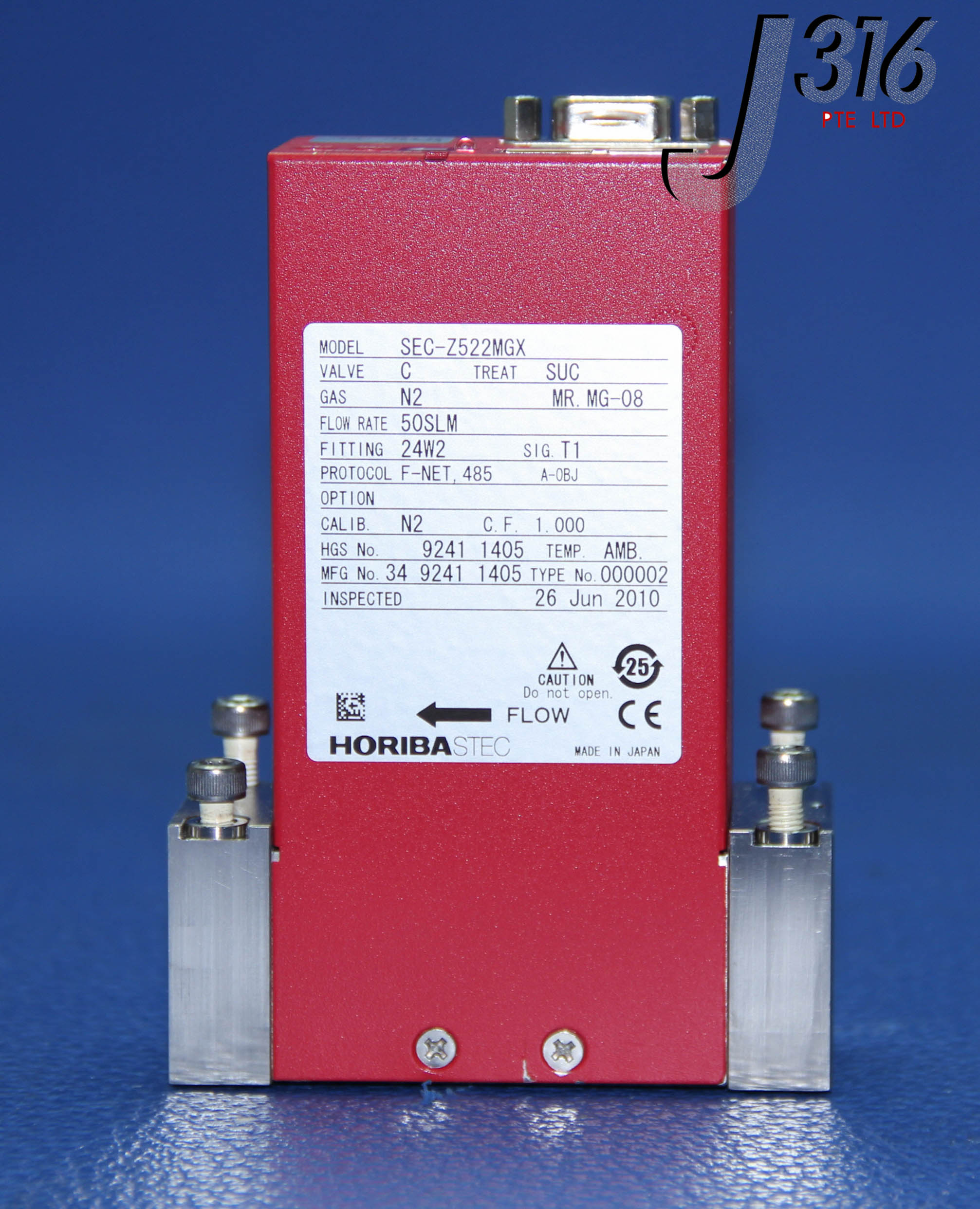 6273 HORIBA-STEC MFC Z500 SERIES SEC-Z522MGX – J316Gallery
